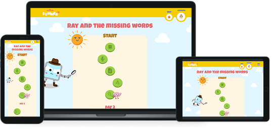 aplicación web interactiva para aprender inglés este verano con milton summer